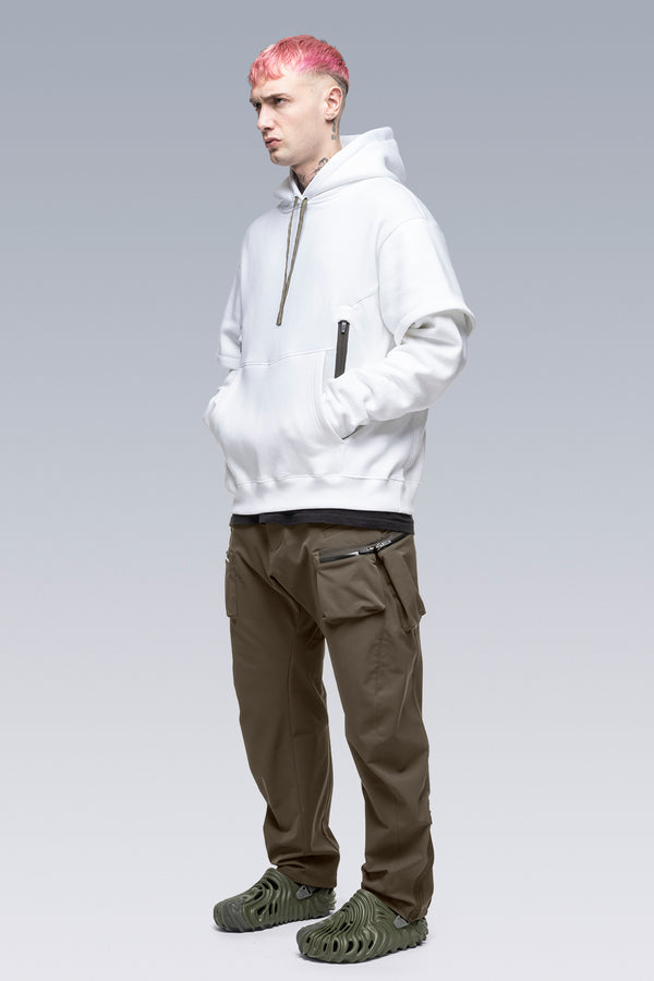 S34-PR Organic Cotton Hooded Sweatshirt - White