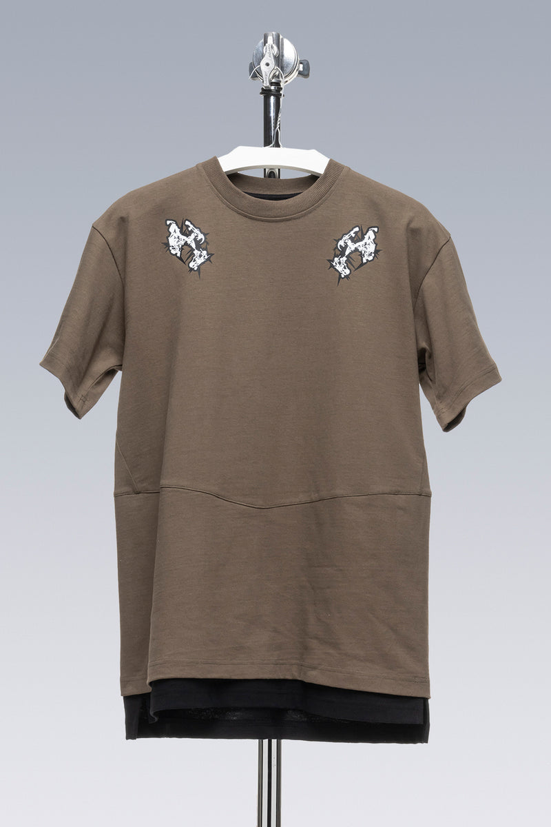 S28-PR-A 100% Organic Cotton Short Sleeve T-shirt - RAF Green/Black