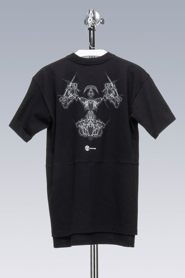 S28-PR-B 100% Organic Cotton Short Sleeve T-shirt - Black