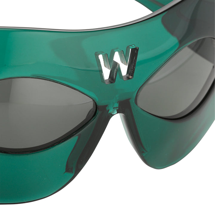 Walter Van Beirendonck x Linda Farrow WVB Diamond Mask Sunglasses