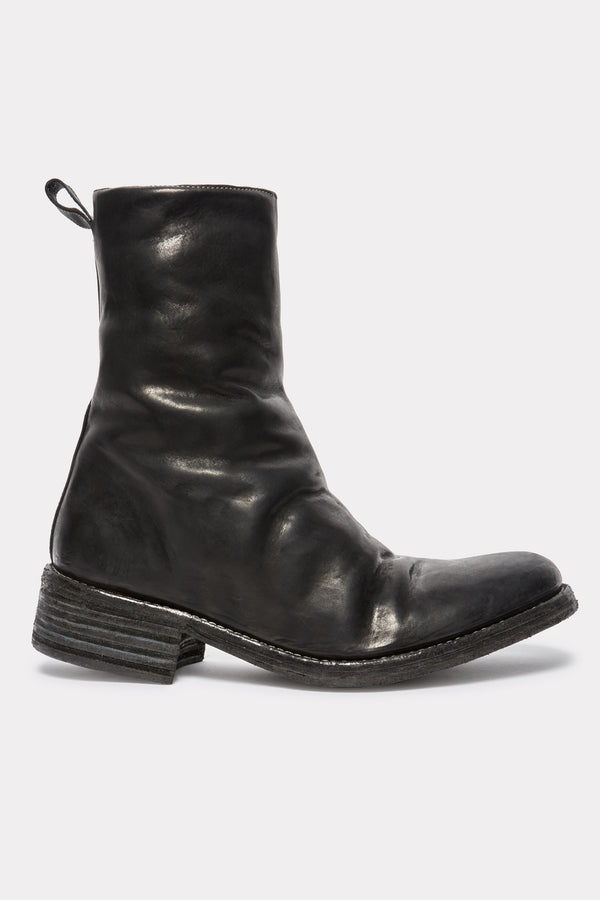 LEATHER HEELED BOOTS (MENS)