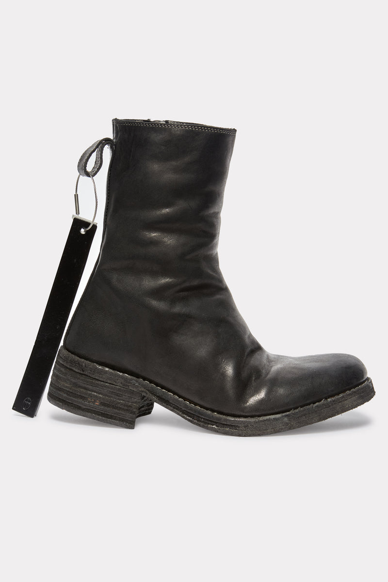 LEATHER HEELED BOOTS (WOMENS)