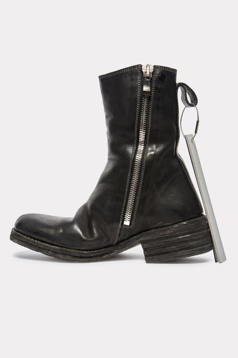 LEATHER HEELED BOOTS (WOMENS)